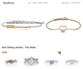 Radhes.com(Handmade Gemstone & Diamond Rings Jewelry affordable Prices) Screenshot