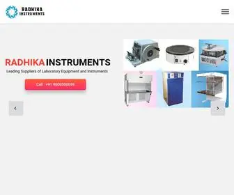 Radhikainstruments.in(Radhika Instruments) Screenshot