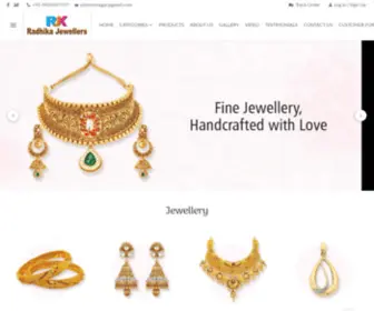 Radhikajeweller.com(Radhika Jewellers) Screenshot