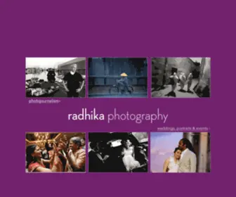 Radhikaphotography.com(Award winning New York photojournalist Radhika Chalasani) Screenshot