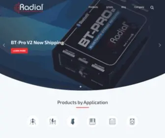 Radialeng.com(Radial Engineering Ltd) Screenshot