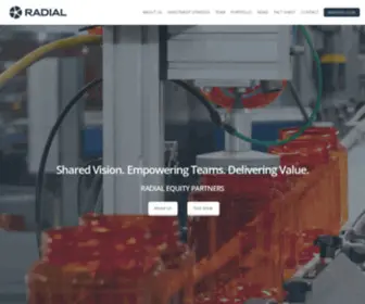 Radialequity.com(Radial Equity Partners) Screenshot