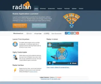 Radian-APP.com(Radial Application Launcher) Screenshot