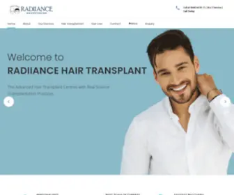 Radiancehairtransplant.com(Best Hair Transplant Surgeon In India) Screenshot