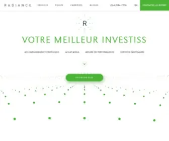 Radiancemedia.ca(Radiance) Screenshot
