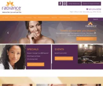 Radiancewoodbury.com(Medical Spa Woodbury MN) Screenshot