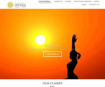 Radianceyogany.com(Radiance Hot Yoga) Screenshot
