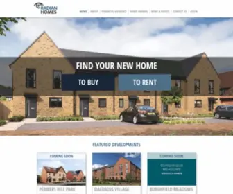 Radianhomes.co.uk(Radian Homes) Screenshot