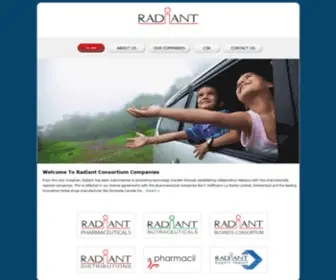 Radiant.com.bd(Web site created using create) Screenshot