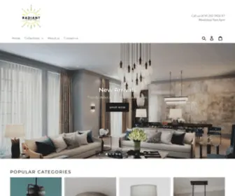 Radiantaccess.com(Radiant Lighting) Screenshot