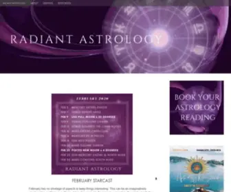 Radiantastrology.com(Radiant Astrology Radiant Astrology) Screenshot