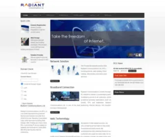 Radiantbd.com(Radiant Communications Limited) Screenshot