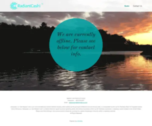 Radiantcash.com(RadiantCash Loans) Screenshot