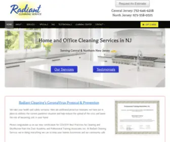 Radiantcleaningnj.com(Monmouth County Cleaning Services) Screenshot