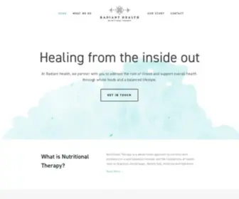 Radianthealthnt.com(Radiant Health) Screenshot