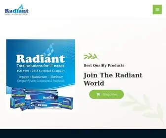 RadiantitWorld.com(WordPress) Screenshot