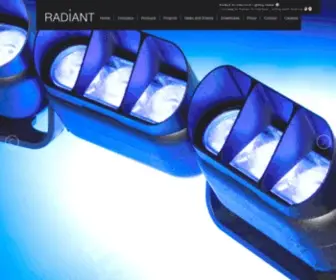 Radiantlights.co.uk(Radiant Lighting) Screenshot