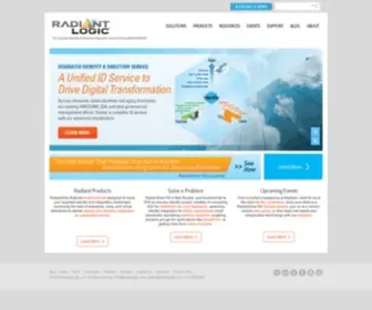 Radiantlogic.com(Radiant Logic) Screenshot