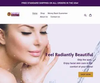 Radiantlybeauty.com(Radiantly Beauty) Screenshot