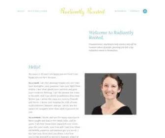 Radiantlyrooted.com(Radiantly Rooted) Screenshot