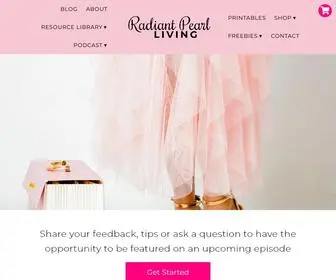 Radiantpearlliving.com(Radiant Pearl Living) Screenshot