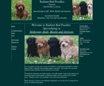 Radiantredpoodles.com(Radiant Red Poodles) Screenshot