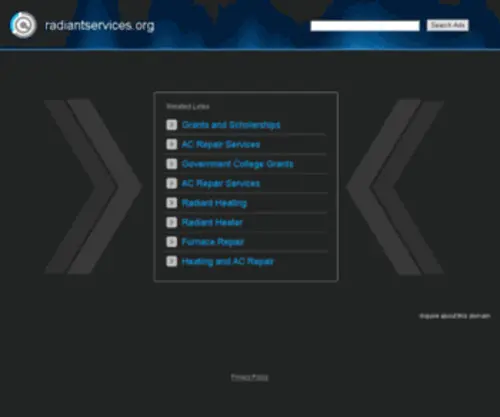 Radiantservices.org(Radiantservices) Screenshot