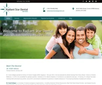 Radiantstardental.com(Radiant Star Dental) Screenshot