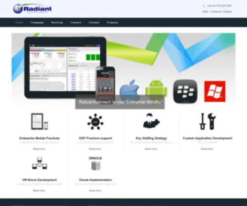 Radianttechs.com(Radiant Technologies) Screenshot