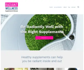 Radiantwellness.net(Radiant Wellness) Screenshot