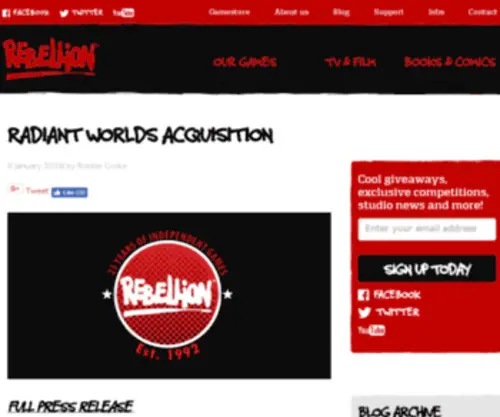 Radiantworlds.com(Radiant Worlds) Screenshot