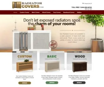 Radiatorcovers.com(All Your Radiator Cover Needs) Screenshot