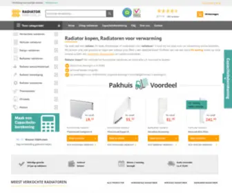 Radiatorpakhuis.nl(Radiator kopen) Screenshot