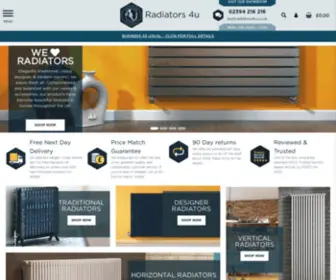 Radiators4U.co.uk(Radiators 4u) Screenshot