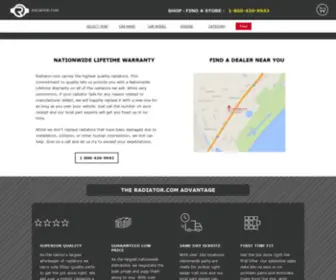 Radiators.com(Radiators) Screenshot