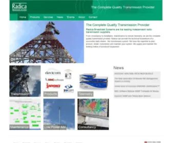 Radica.com(Radica Broadcast Systems) Screenshot