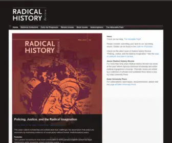 Radicalhistoryreview.org(Radical History Review) Screenshot