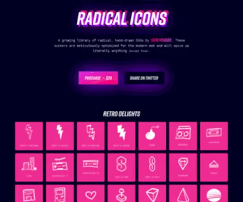 Radicalicons.com(Radicalicons) Screenshot