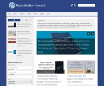 Radicalisationresearch.org(Radicalisation Research) Screenshot