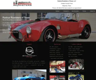 Radicalroadsters.com(Radical Roadsters of Texas) Screenshot