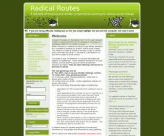 Radicalroutes.org.uk(Radical Routes) Screenshot