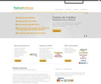 Radicalsoftware.com.mx(Radical Software) Screenshot