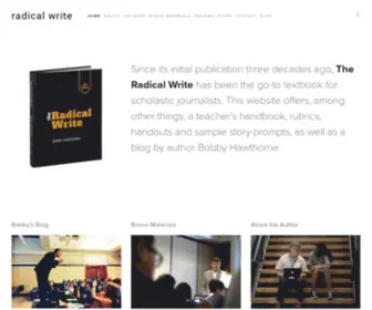 Radicalwrite.com(Radical write) Screenshot