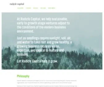 Radiclecapital.com(Radicle Capital) Screenshot