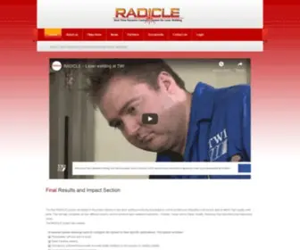 Radiclelaser.eu(Radicle Home) Screenshot