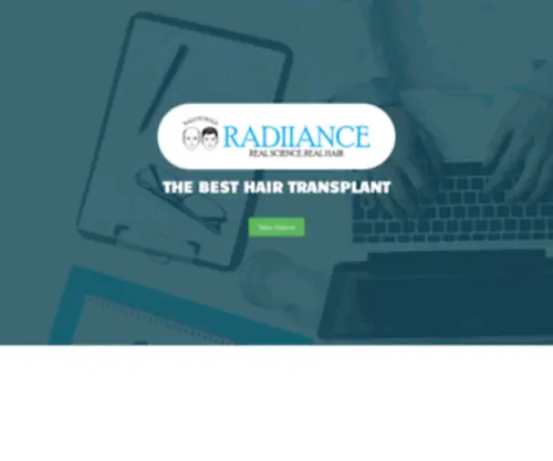 Radiiance.com(Radiance Hair Transplant) Screenshot