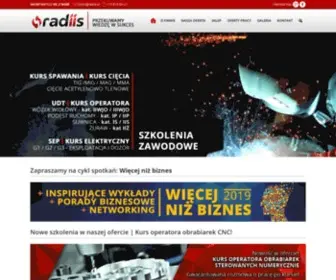 Radiis.pl(Kursy spawania) Screenshot