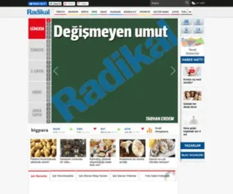 Radikal.com.tr(Türkiye) Screenshot