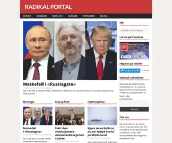 Radikalportal.no(Radikal Portal) Screenshot