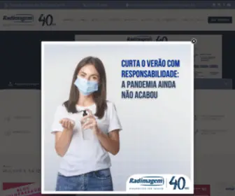 Radimagem.com.br(Radimagem é uma clinica especializada em diagnóstico por imagem sediada em Porto Alegre) Screenshot
